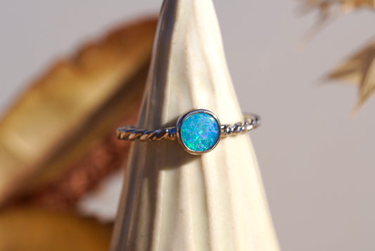 Opal Rope Ring #1031