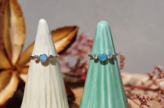 Opal Friendship Rings — Multistone