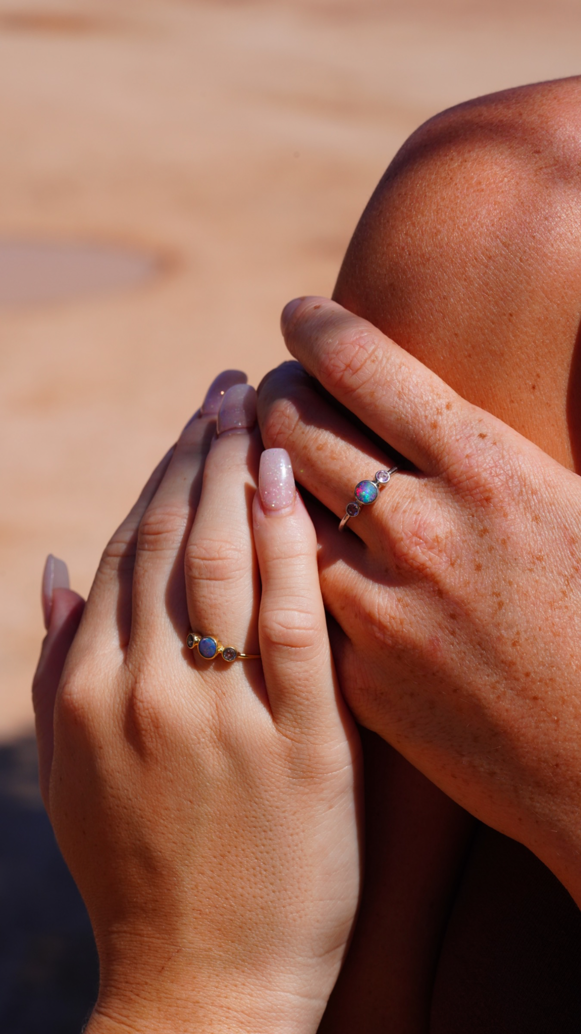Opal Friendship Rings — Multistone