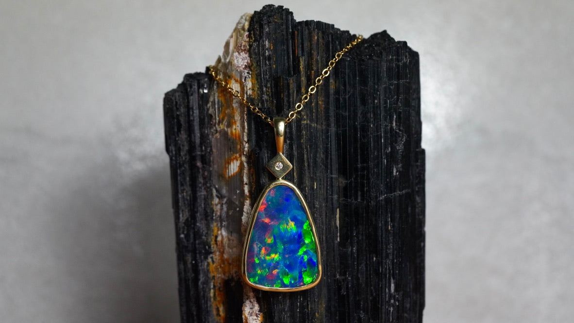 ‘Kaleidoscope’ Doublet Pendant