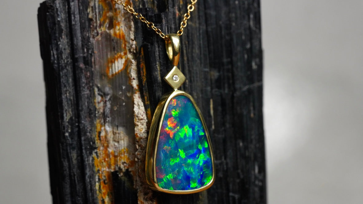 ‘Kaleidoscope’ Doublet Pendant
