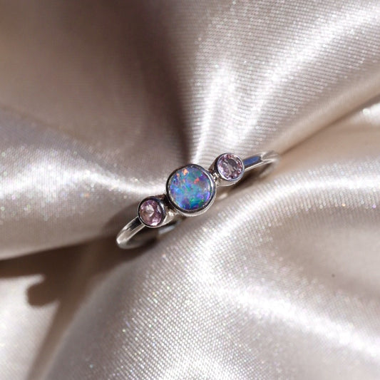 Opal Doublet Ring #1042