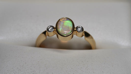Opal Solid Ring #1046