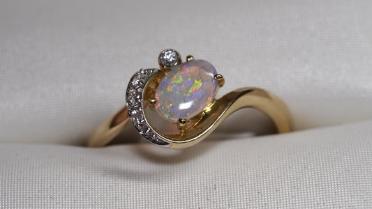 Opal Solid Ring #1047