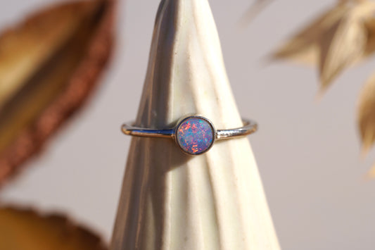 Opal Classic Ring #1032  - “Set to Shine”