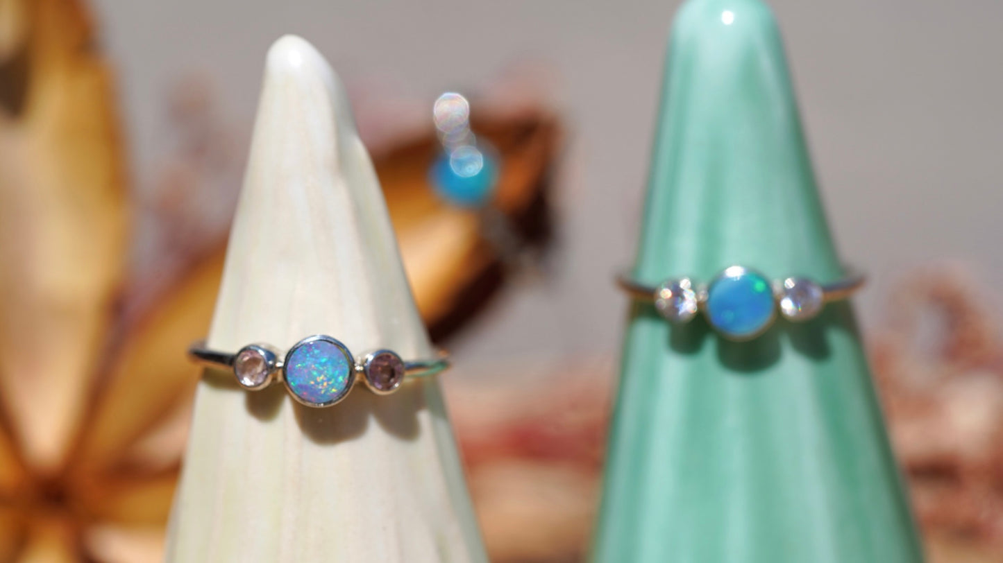 Opal Friendship Rings — Multistone