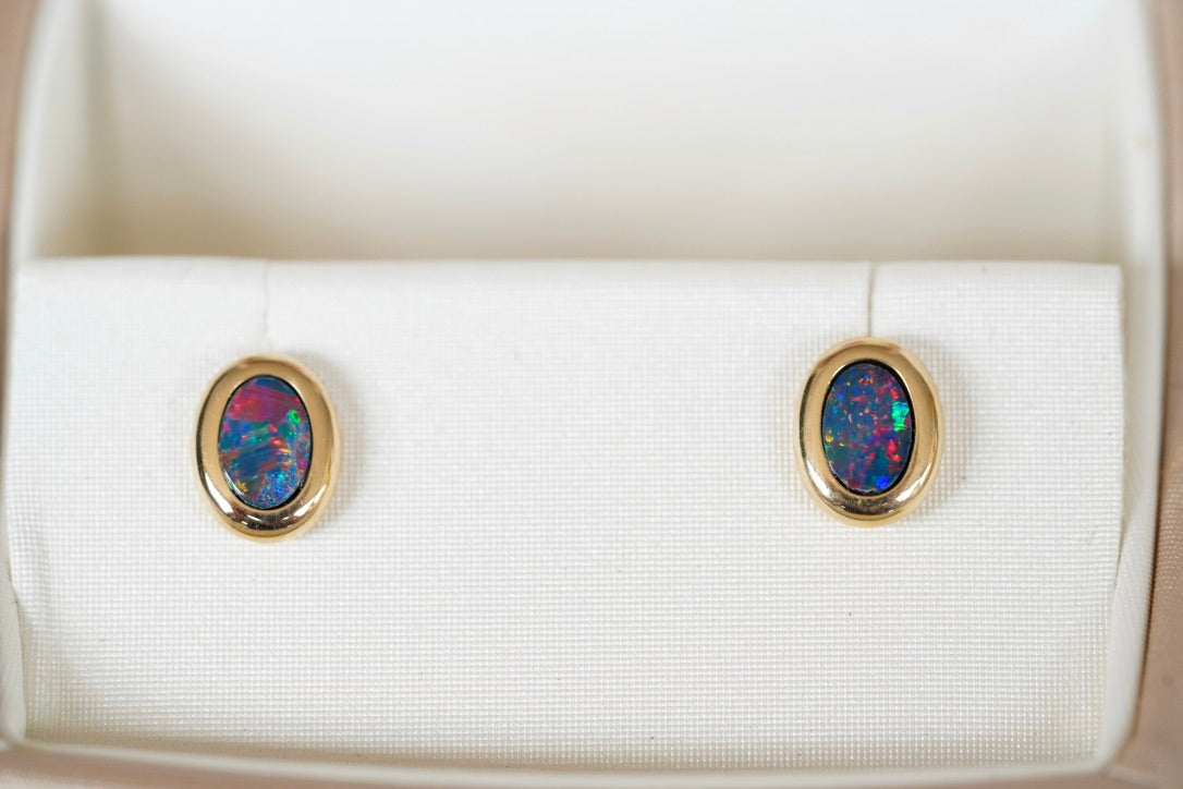 Opal Doublet Earrings #3003