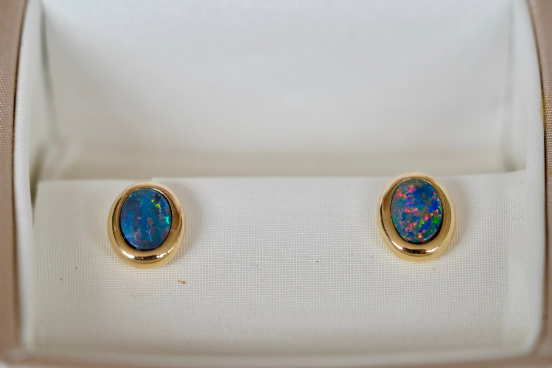 Opal Doublet Earrings #3003