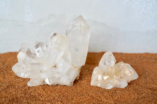 Himalayan Quartz Cluster S & L
