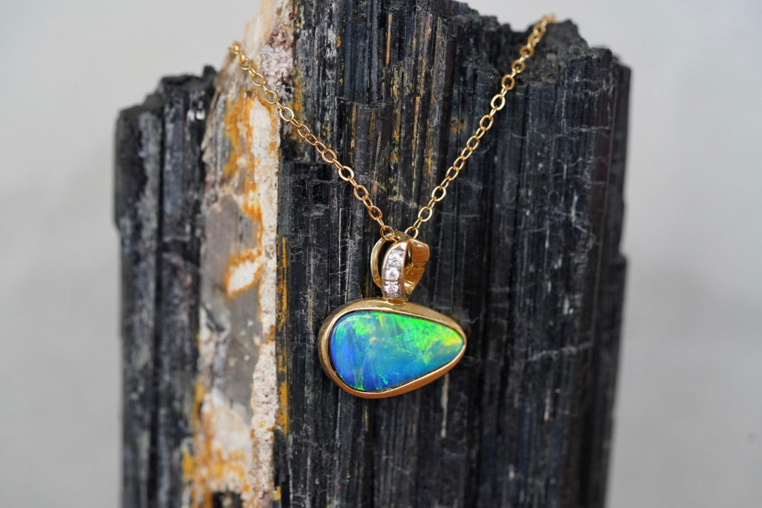Opal Doublet Pendant #2030