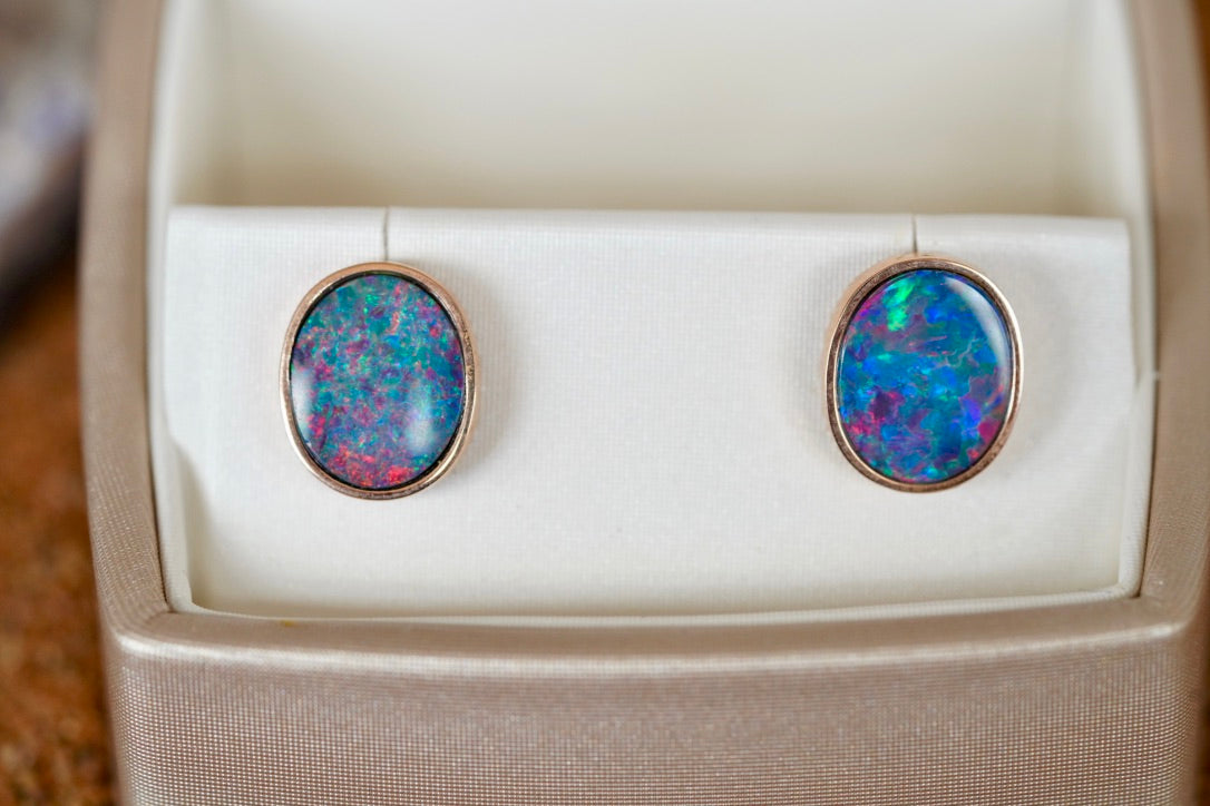 Opal Doublet Earrings #3004
