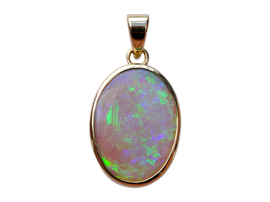 'Forest Breeze' Opal Solid Pendant