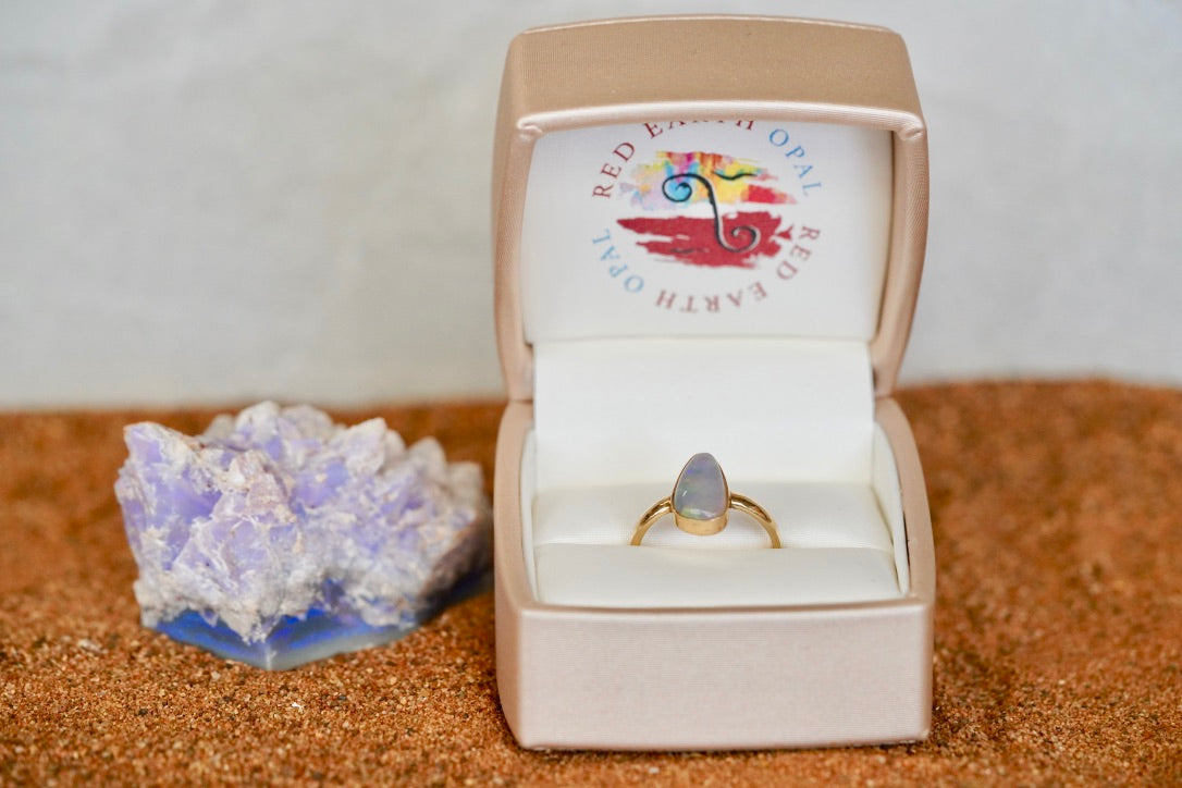 Opal Solid Ring GY #1004