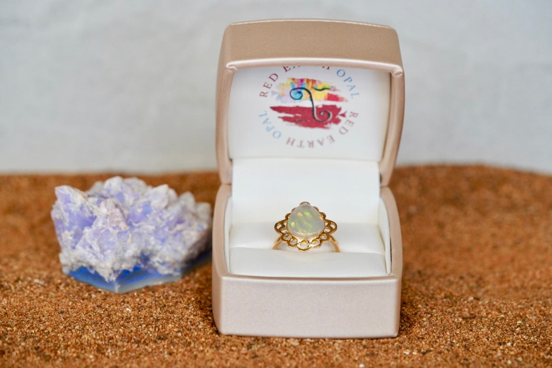 Opal Solid Ring #1007