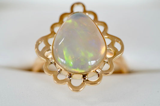 Opal Solid Ring #1007