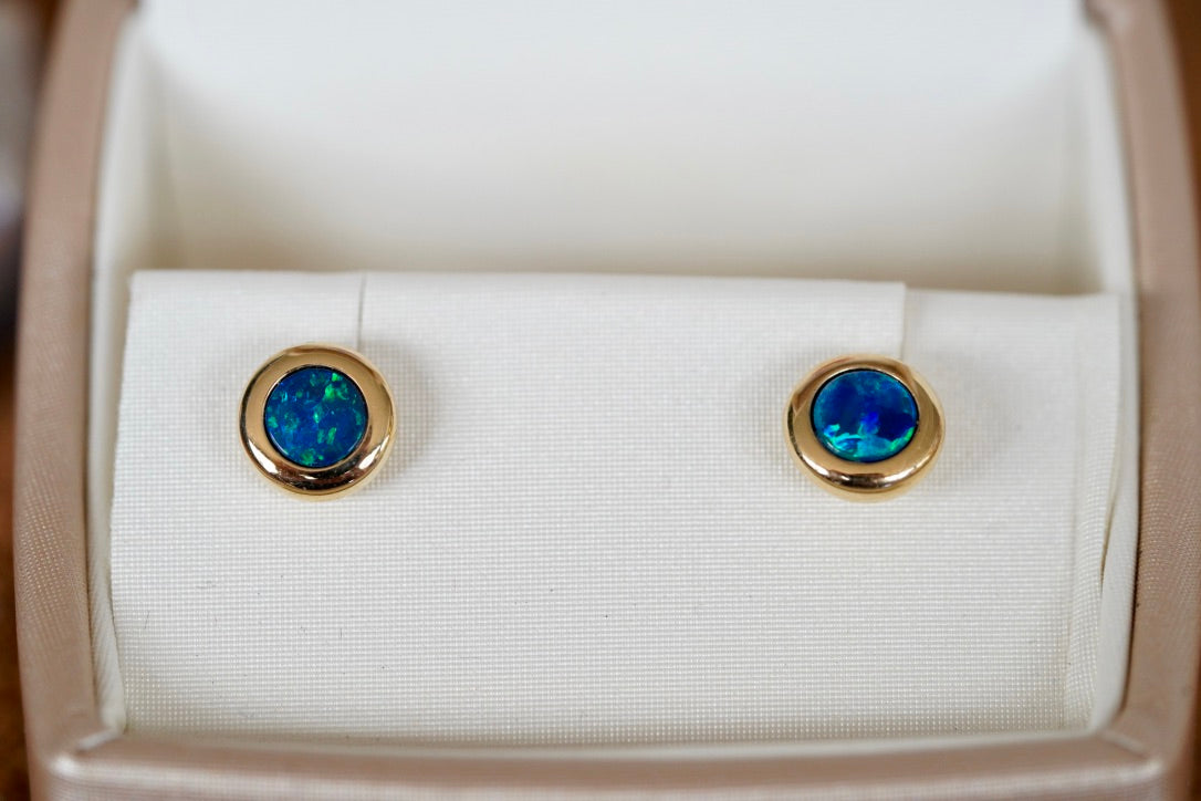 Opal Doublet Earrings #3002