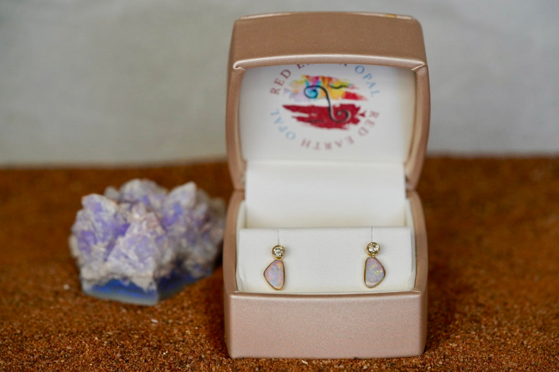 Opal Solid Earrings #3010