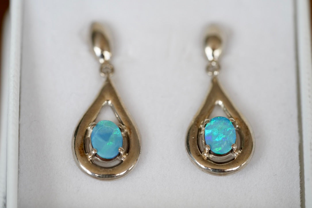 Opal Doublet Earrings #3009