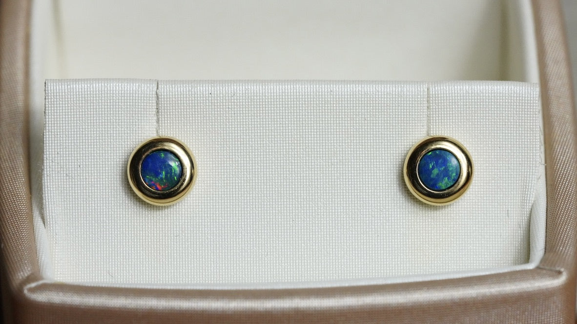 Opal Doublet Earrings #3027