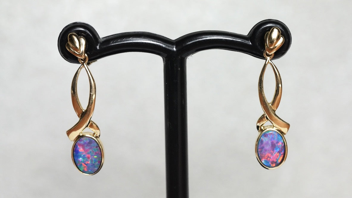 Opal Doublet Earrings #3029