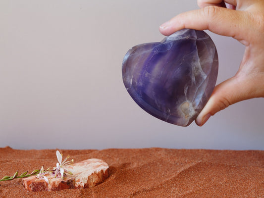 Fluorite Heart Bowl