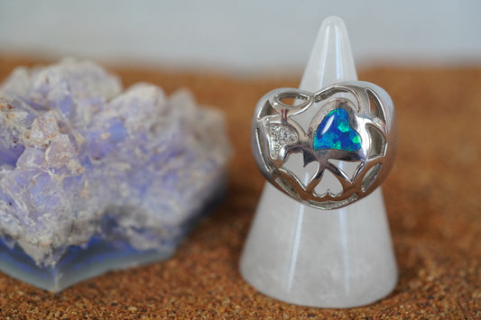 Opal Doublet Ring #1019