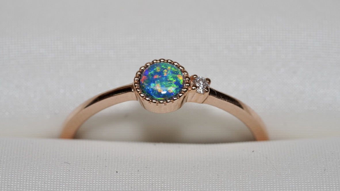 Opal Doublet Ring #1035