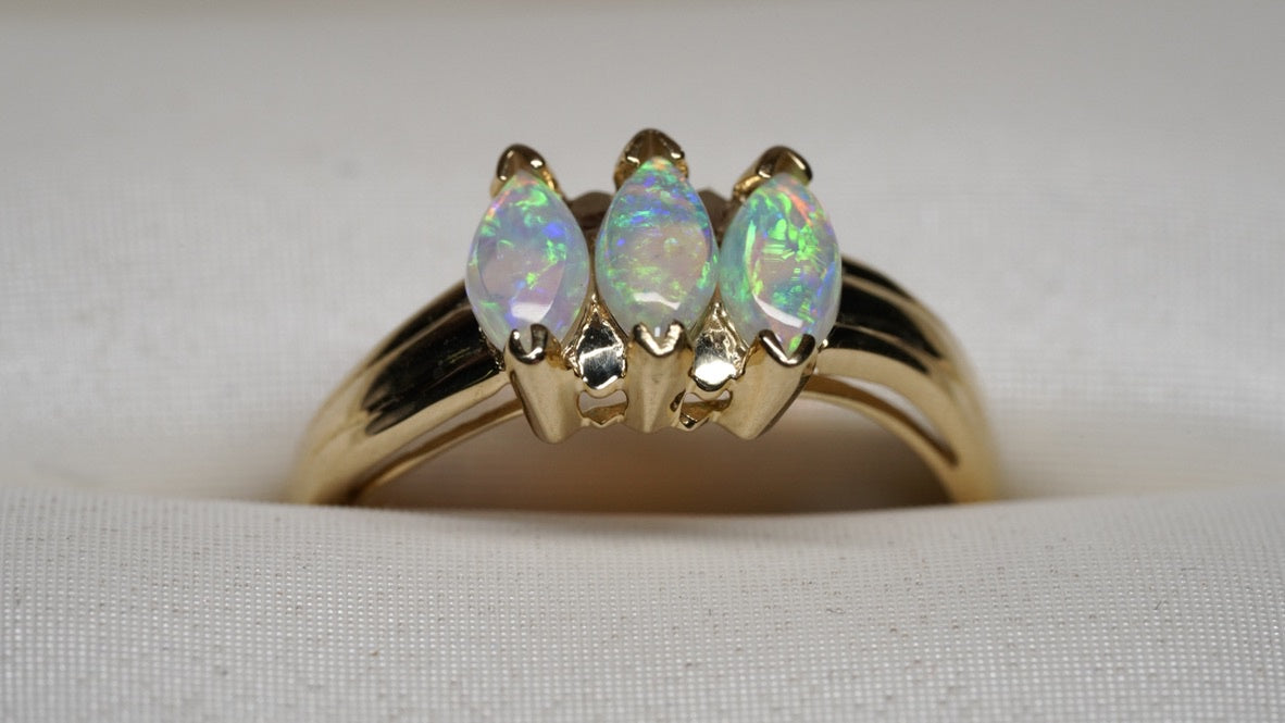 Opal Solid Ring #1044