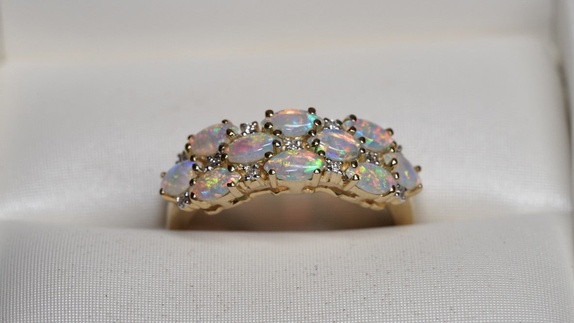 Opal Solid Ring #1048