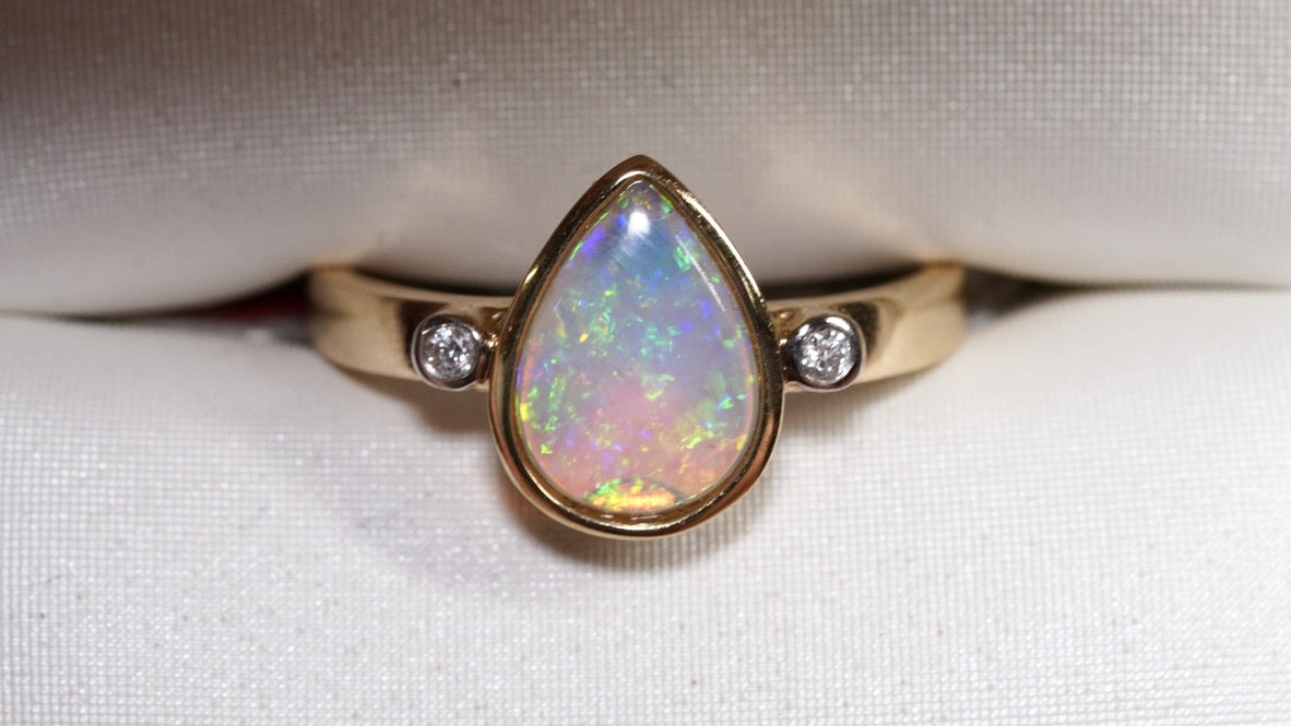 Opal Solid Ring #1045