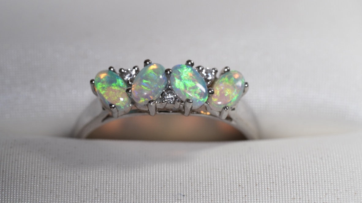 Opal Solid Ring #1052