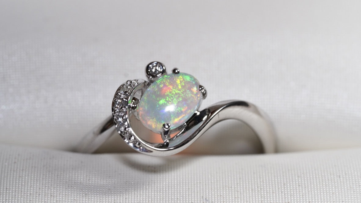 Opal Solid Ring #1053