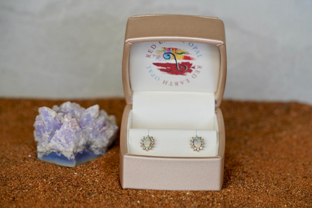 Opal Solid Earrings #3007