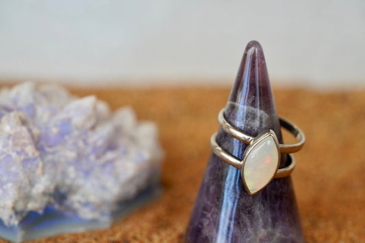 Opal Solid Ring #1005