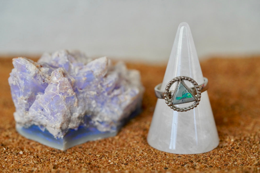 Opal Solid Ring #1022