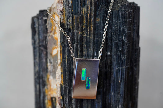 Opal Inlay Pendant #2015