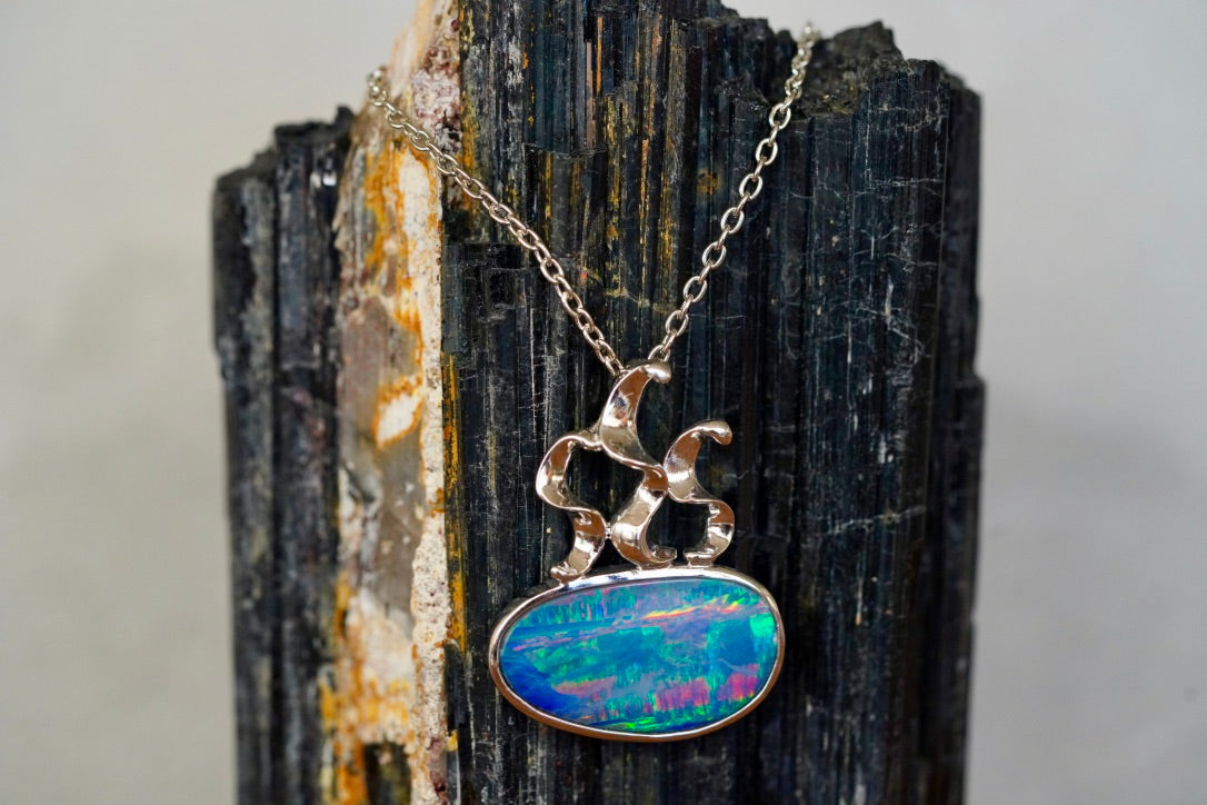 Opal Doublet Pendant #2034
