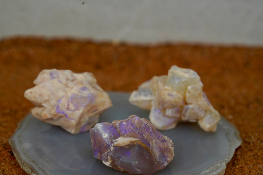 'Pastel Purples' - Opal Pineapple Segment