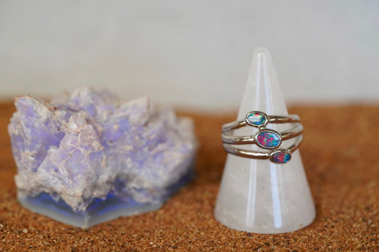Opal Doublet Ring #1026