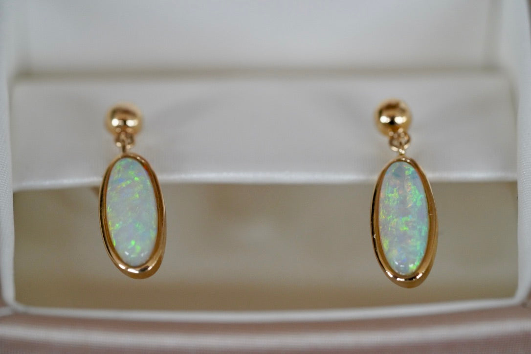 Opal Solid Earrings #3014
